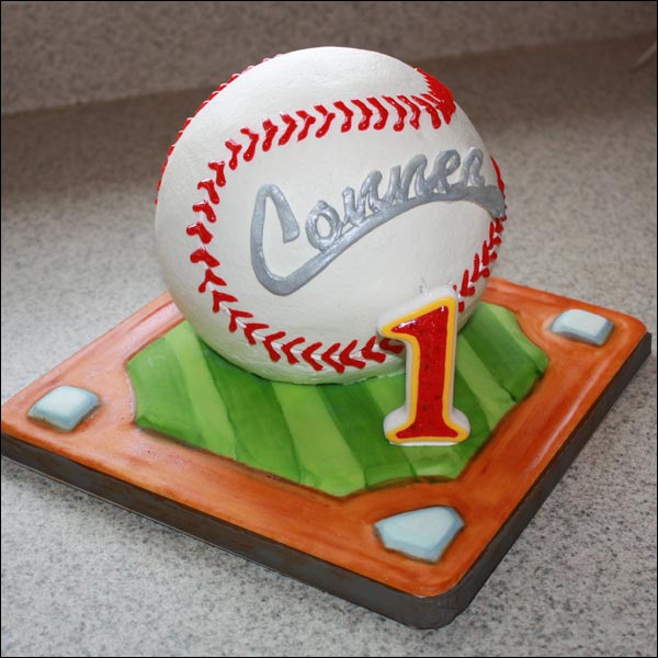 pictures of 1st birthday cakes. 1st Birthday Baseball Cake