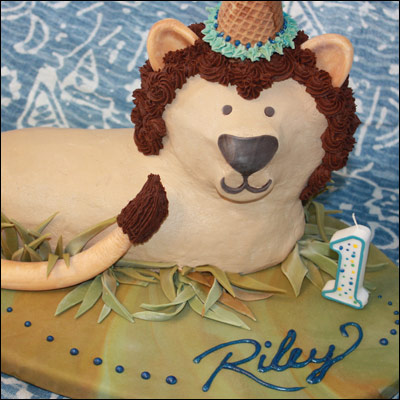 Lion Birthday Cake
